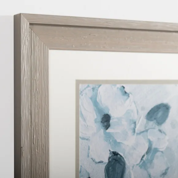 Kirkland's Home Framed Art-Blue Floral Bird I Framed Art Print