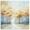 Kirkland's Home Canvas Art-Blue Golden Landscape Canvas Art Print, 40X40 In.