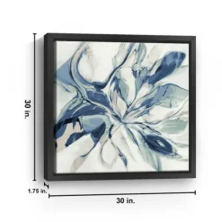 Kirkland's Home Canvas Art-Blue Halcyon Framed Canvas Art Print