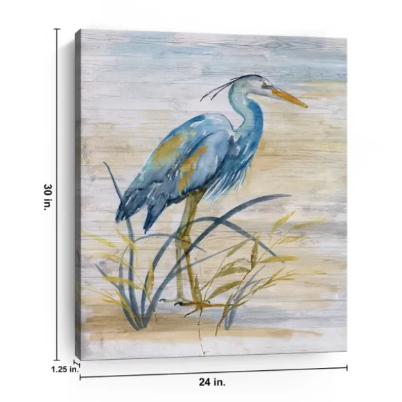 Kirkland's Home Canvas Art-Blue Heron Giclee Canvas Art Print