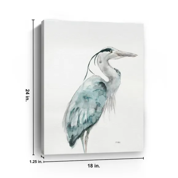 Kirkland's Home Canvas Art-Blue Heron I Canvas Art Print