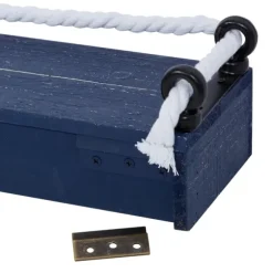 Kirkland's Home Shelves-Blue Nautical 3-Pc. Wood Shelves