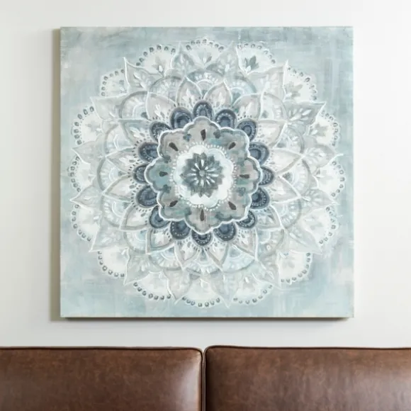 Kirkland's Home Canvas Art-Blue Paulo Sunburst Canvas Art Print