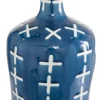 Kirkland's Home Vases-Blue Stoneware Vases, Set Of 3