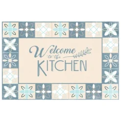 Kirkland's Home Kitchen & Floor Mats-Blue Welcome To The Kitchen Floor Mat, 24X36