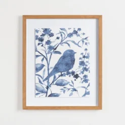 Kirkland's Home Framed Art-Bluebird On Branch I Framed Art Print