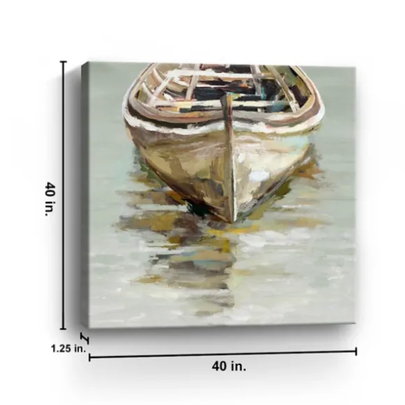 Kirkland's Home Canvas Art-Boats Giclee Canvas Art Print