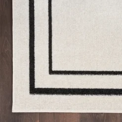 Kirkland's Home Outdoor Rugs-Bordered Indoor/Outdoor Area Rug, 5X7