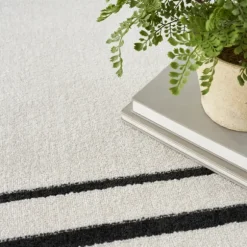 Kirkland's Home Outdoor Rugs-Bordered Indoor/Outdoor Area Rug, 5X7