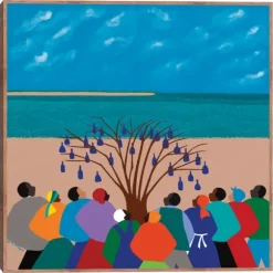 Kirkland's Home Framed Art-Bottle Tree Gullah Islands Framed Canvas Art Print