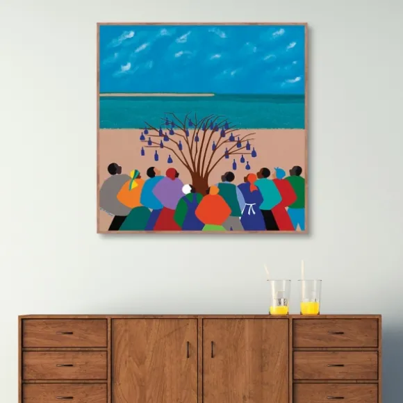 Kirkland's Home Framed Art-Bottle Tree Gullah Islands Framed Canvas Art Print