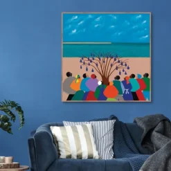 Kirkland's Home Framed Art-Bottle Tree Gullah Islands Framed Canvas Art Print