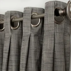 Kirkland's Home Curtains & Drapes-Box Pleated Single Curtain Panel, 84 In.