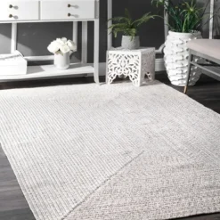 Kirkland's Home Outdoor Rugs-Braided Leah Indoor/Outdoor Area Rug, 3X5