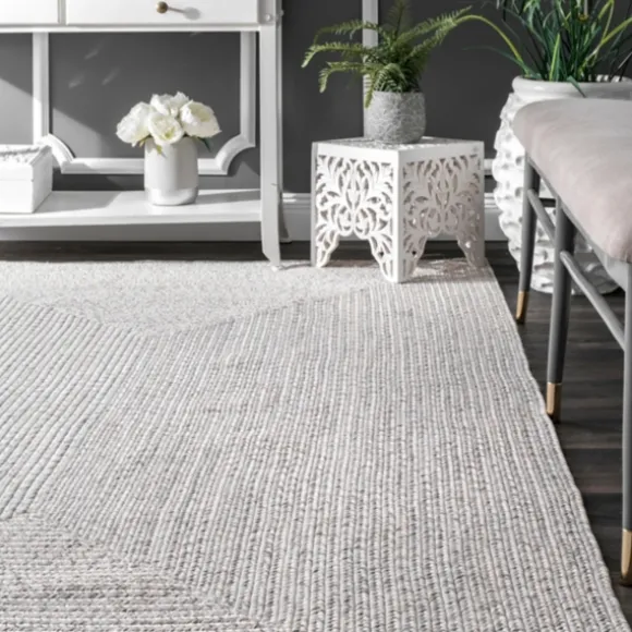 Kirkland's Home Outdoor Rugs-Braided Leah Indoor/Outdoor Area Rug, 5X8