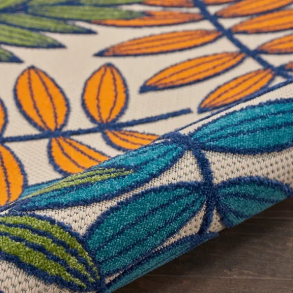 Kirkland's Home Outdoor Rugs-Bright Branches Round Outdoor Area Rug, 5X5