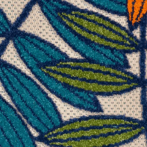 Kirkland's Home Outdoor Rugs-Bright Branches Round Outdoor Area Rug, 5X5