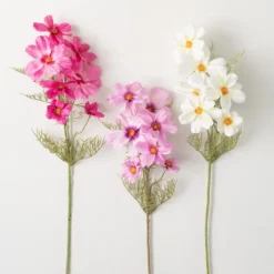 Kirkland's Home Stems & Bouquets-Bright Cosmos Stems, Set Of 3