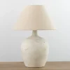Kirkland's Home Table Lamps-Bronson Cream Painted Table Lamp