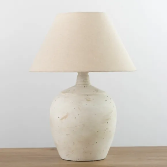 Kirkland's Home Table Lamps-Bronson Cream Painted Table Lamp