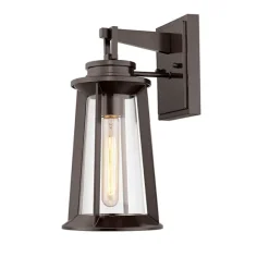 Kirkland's Home Outdoor Lighting-Bronze Bolling Outdoor Sconce Light
