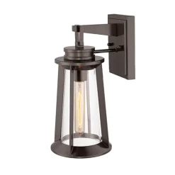 Kirkland's Home Outdoor Lighting-Bronze Bolling Outdoor Sconce Light