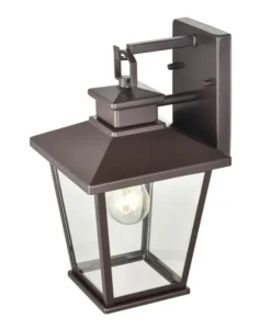 Kirkland's Home Outdoor Lighting-Bronze Classic Lantern Outdoor Sconce