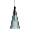 Kirkland's Home Table Lamps-Bronze Glass Ombre Slim Taper Pendant Lamp