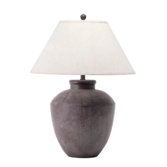 Kirkland's Home Table Lamps-Bronze Urn Resin Table Lamp