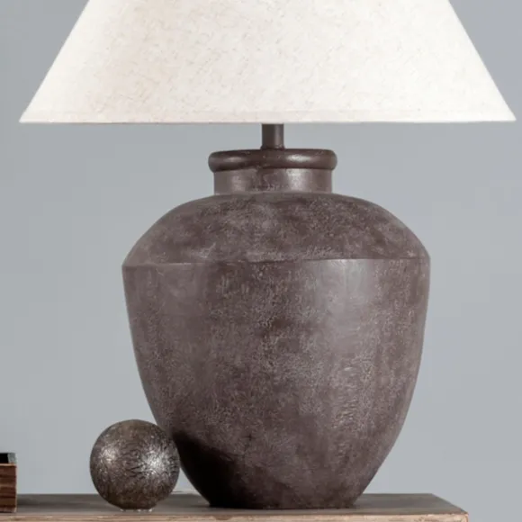 Kirkland's Home Table Lamps-Bronze Urn Resin Table Lamp