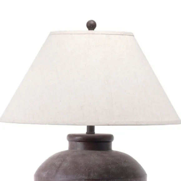 Kirkland's Home Table Lamps-Bronze Urn Resin Table Lamp