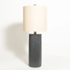 Kirkland's Home Table Lamps-Brooks Ribbed Table Lamp