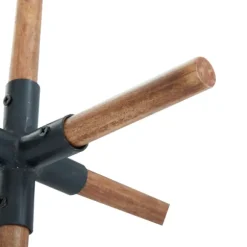 Kirkland's Home Statues & Figurines-Brown And Black Wood Abstract Sculptures, Set Of 2