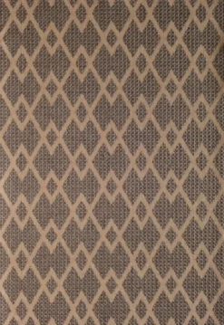 Kirkland's Home Outdoor Rugs-Brown Diamond Chevron Outdoor Area Rug, 7X9