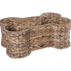 Kirkland's Home Baskets & Boxes-Brown Hyacinth Dog Bone Basket