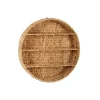 Kirkland's Home Shelves-Brown Sea Grass Woven Round Wall Shelf