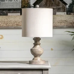 Kirkland's Home Table Lamps-Brown Wash Table Lamp