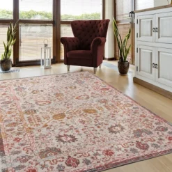 Kirkland's Home Outdoor Rugs-Budding Bohemian Indoor\Outdoor Area Rug, 8X10