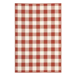 Kirkland's Home Outdoor Rugs-Buffalo Check Outdoor Area Rug, 5X7