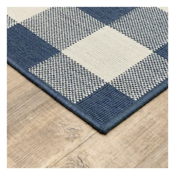 Kirkland's Home Outdoor Rugs-Buffalo Check Outdoor Area Rug, 6X9