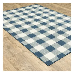 Kirkland's Home Outdoor Rugs-Buffalo Check Outdoor Area Rug, 6X9