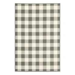 Kirkland's Home Outdoor Rugs-Buffalo Check Outdoor Area Rug, 8X13