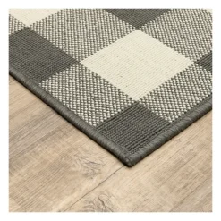 Kirkland's Home Outdoor Rugs-Buffalo Check Outdoor Area Rug, 7X10