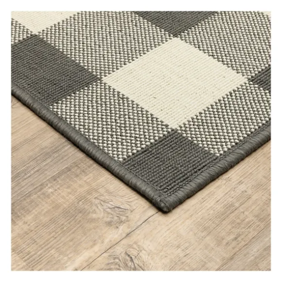 Kirkland's Home Outdoor Rugs-Buffalo Check Outdoor Area Rug, 7X10