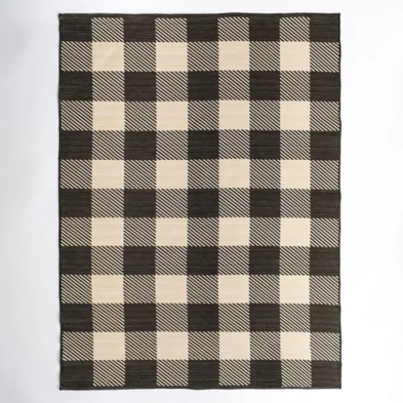 Kirkland's Home Outdoor Rugs-Buffalo Check Reversible Outdoor Area Rug, 6X9