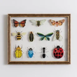 Kirkland's Home Framed Art-Bug Collection Framed Wall Art