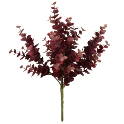 Kirkland's Home Stems & Bouquets-Burgundy Jade Leaf Sprays, Set Of 4