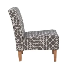 Kirkland's Home Accent Chairs-Burst Patterned Slipper Accent Chair