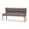 Kirkland's Home Sofas & Loveseats-Button Tufted Splayed Settee