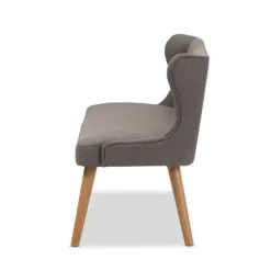 Kirkland's Home Sofas & Loveseats-Button Tufted Splayed Settee